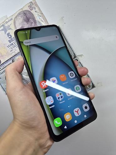 Уюлдук телефондор жана аксессуарлар: Redmi, Redmi A3, Колдонулган, 64 ГБ, түсү - Кара, 1 SIM, 2 SIM — 2