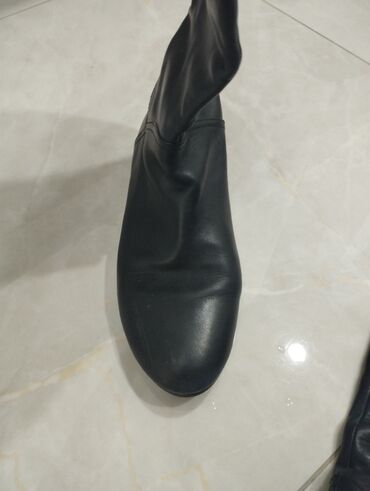 обувь из турции: Сапоги, 39, цвет - Черный