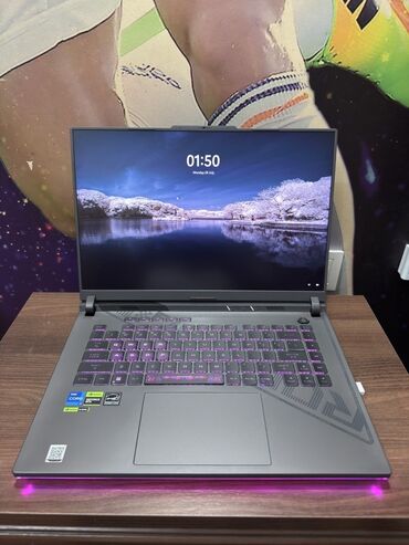 ноутбук asus rog strix: Ноутбук, Asus, 16 ГБ ОЗУ, Intel Core i7, Б/у, Игровой, память HDD + SSD