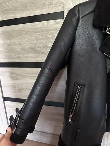 Кожаные куртки: Кожаная куртка, Классическая модель, Экокожа, С утеплителем, Стандарт — 2