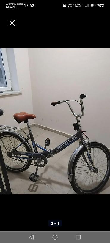 Velosipedlər: Stels Pilot 230 şəhər/krüizer tipli velosiped - Rəng: boz-gümüş — 4