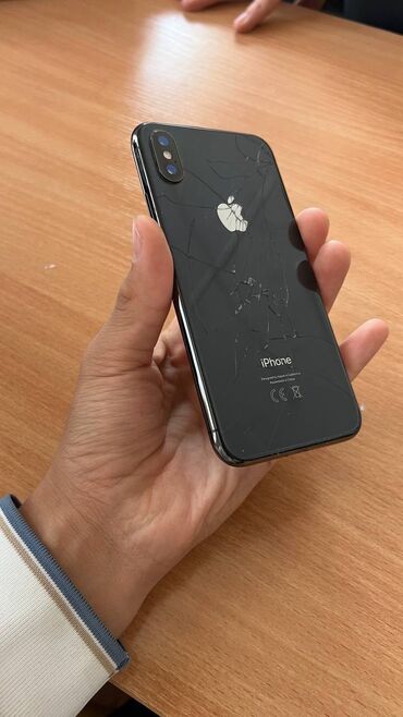 цум айфон: IPhone X, 256 ГБ, Jet Black, 100 %