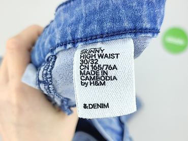 jeansy biale: H&M, Jeansy damskie, rozmiar M — 4