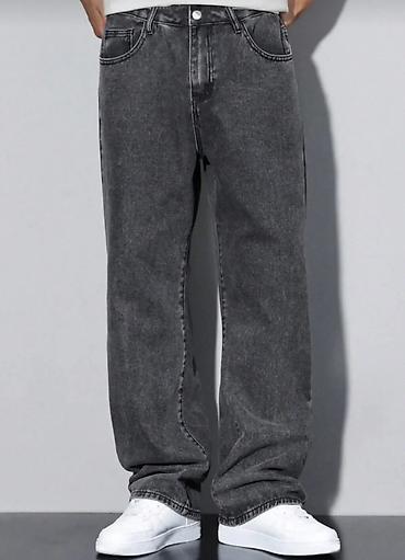 Cinslər: YENİDİR📣Kişi üçün geniş kəsimli jeans şalvar — 2