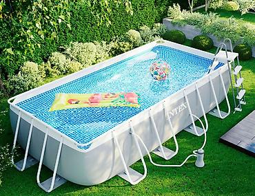 Hovuzlar: Yeni Karkas hovuzu Intex, 3.1 - 4 m, 4501 - 5000 l — 2