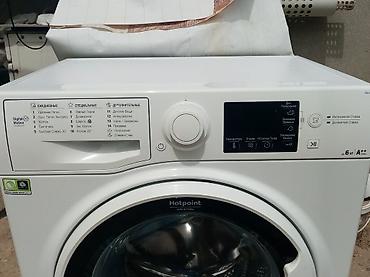 r7 240: Paltaryuyan maşın Hotpoint Ariston, 6 kq, İşlənmiş, Avtomat, Qurutmasız, Kredit yoxdur, Ünvandan götürmə — 2