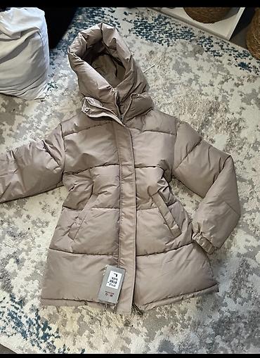adidas cargo: Пуховик, По колено, С капюшоном, L — 3