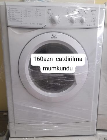 paltaryuyan maşınlar yeni: Стиральная машина Indesit, 6 кг, Б/у, Автомат