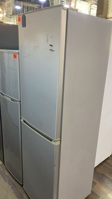 Soyuducular: 2 qapılı Indesit Soyuducu Satılır, rəng - Boz