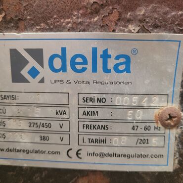 staplizator: İşlənmiş Ev üçün Stabilizator Delta, 1 faza, 230 V, Ödənişli çatdırılma, Zəmanətli