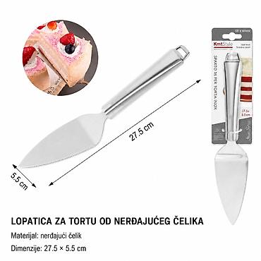 KMT Visokokvalitetna inox lopatica za tortu 2406954 Opis: - Praktična