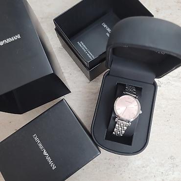 armani canta: Emporio Armani qadın qol saatı – orijinal qutu və təlimat kitabçası — 4
