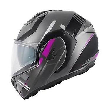 piccolo motor: GIVI integrisana moto kaciga – siva sa ljubičastim akcentima - Tip — 3