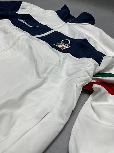 бел: Nike спортивная куртка-тренировочный топ с молнией по всей длине - — 5