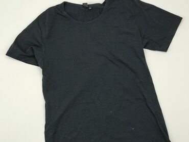 czarne t shirty z koronką: T-shirt, XL (EU 42), condition - Good