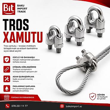 люстра баку: Tros xamutu – trosların möhkəm birləşdirilməsi və etibarlı — 1