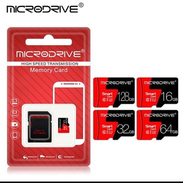 Foto və video aksesuarları: Mikro kart Mikrodrive 16gb arginal kartdi. korogluya catdirma var