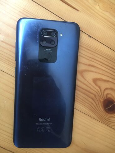 islenmis notebooklar: Xiaomi Redmi Note 9, 64 GB, rəng - Göy, 
 İki sim kartlı