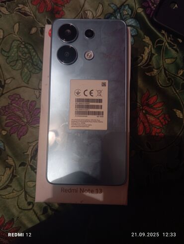 симки билайн: Redmi, Redmi Note 13, Колдонулган, 128 ГБ, түсү - Көгүлтүр