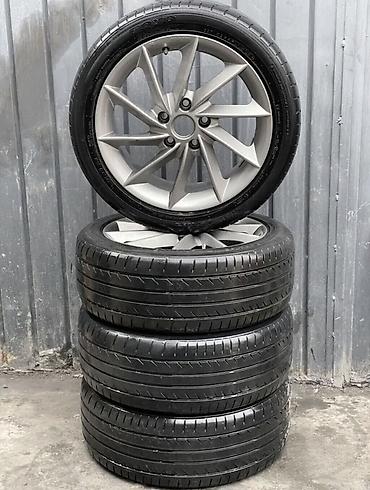 stud 100: Колеса в сборе 205 / 50 / R 17, Лето, Б/у, Комплект, Литые, отверстий - 5 — 2