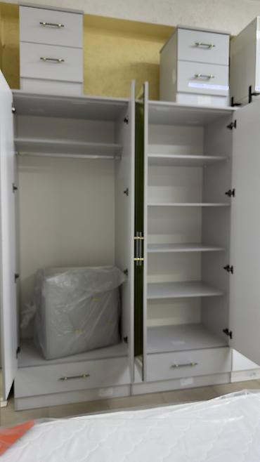 Спальные гарнитуры: Спальный гарнитур, Новый, Двуспальная кровать, Шкаф, Комод, МДФ, Самовывоз, цвет - Бежевый at lalafo.kg — 5 Спальные гарнитуры: Спальный гарнитур, Новый, Двуспальная кровать, Шкаф, Комод, МДФ, Самовывоз, цвет - Бежевый — 5