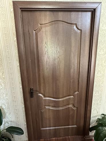 Үй жана бакча: Все двери 12000сом Межкомнатные двери из МДФ/экошпона, цвет орех — 2
