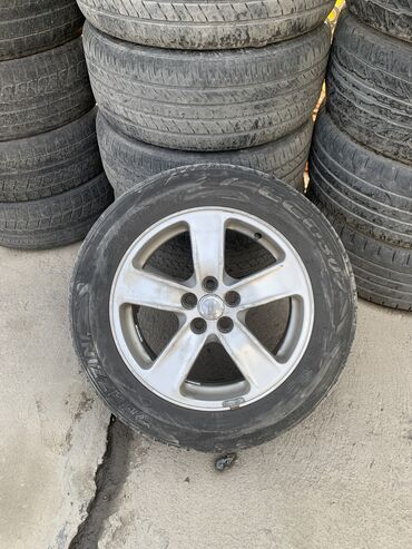 13 диски резиной: Куйма Дисктер R 16 Toyota, Комплект, тешиктери - 5, Колдонулган