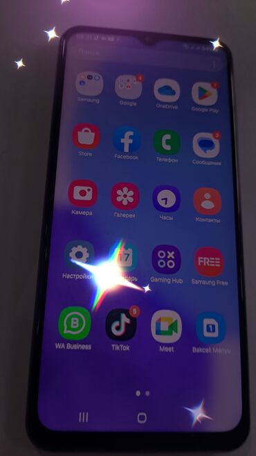 самсунг аз: Samsung Galaxy A22, 64 ГБ, цвет - Черный, Сенсорный, Отпечаток пальца, Две SIM карты