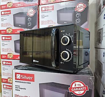 Mikrodalğalı sobalar: Mikrodalğalı soba Silver, Ayrıca dayanan, Mikrodalğalar ilə, rəng - Qara, Yeni — 2