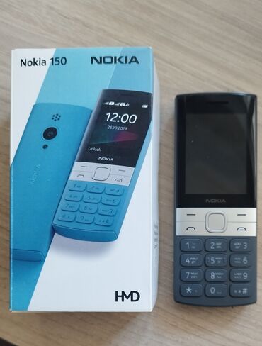 ucuz telfun: Nokia 150, rəng - Göy, Düyməli