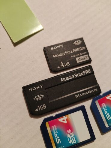 Фотоаппараты: Reqemsal fotoaparat yaddaş kartlari Sony ucun olanlar 4gb ve 1gb