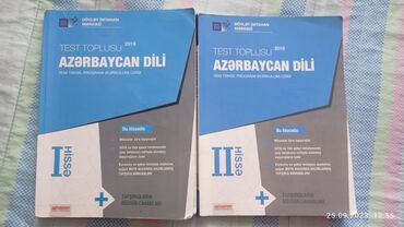 coğrafiya test toplusu 2ci hisse: 3 manat. 
Azərbaycan dili test toplusu 1-ci hissə qalıb