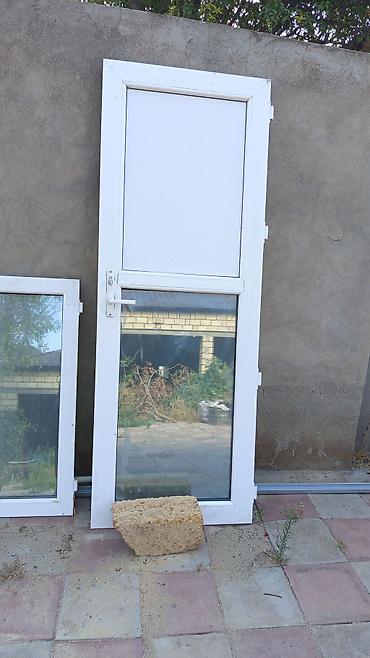 ucuz jaluzi perde: PVC qapı-pəncərə dəsti - Material: ağ rəngli PVC profillər - Şüşə — 1