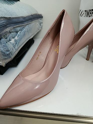 Tuflilər: Krem rəngli qadın tuflisi - Ölçü: 38 - Model: klassik şpilyonka, sivri — 2