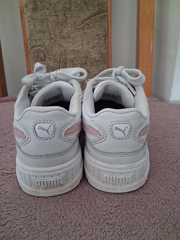 gazelle patike: Puma dečije patike – koža/sintetika, bela boja sa puder‑roze Puma — 4