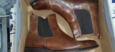 hristian louboutin paris kozne cizmice: Mario alborino muške cipele italijanske kozne, malo nošene dobro