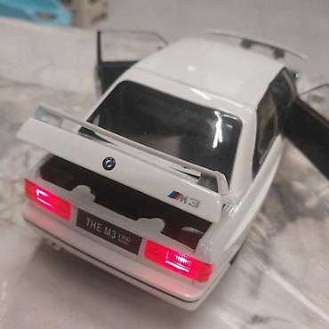 e46 bmw: BMW M3 E30 model avtomobil maketi:[[DƏMİR]] - Miqyas: təxmini 1:18 - — 2