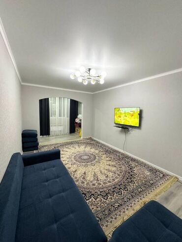 квартиры кок жаре: 2 комнаты, 67 м², 106 серия улучшенная, 6 этаж, Евроремонт