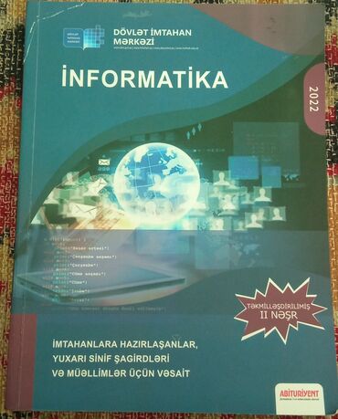 kimya dim qayda pdf: İnformatika dim qayda kitabı. İçi yazılmayıb, yenidir, cavabları var