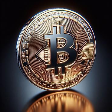 Монеты: Коллекционная сувенирная монета Bitcoin (BTC) - Дизайн: рельефный — 1