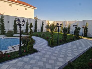 Plitə işləri: Xüsusi kafel-metlax və landşaft daş döşəmə xidməti Təsvir: - Həyət — 10