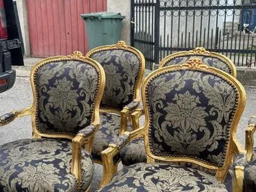 Stilske fotelje: Stilske fotelje Louis XV u pozlati Stilske fotelje u stilu Louis XV U — 3