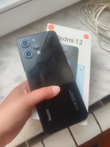 Xiaomi: Xiaomi Redmi 12, 256 GB, rəng - Qara, 
 Barmaq izi, İki sim kartlı