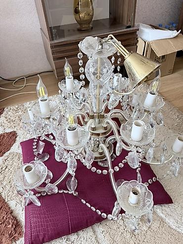 tom xrustal: Çılçıraq, 8 lampa, Xrustal — 1
