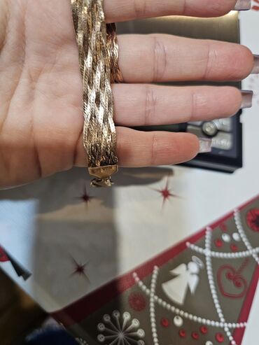 Boyunbağılar: Qızılı rəngli çoxsıralı zəncir/kolye - Material: metal ərintisi — 6