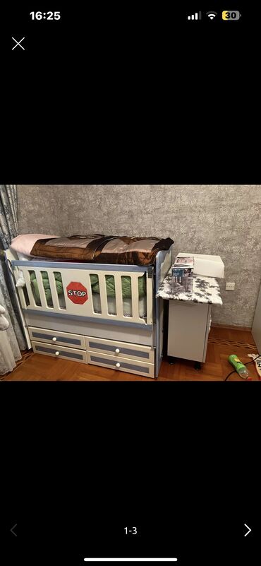 Oğlan və qız üçün, İşlənmiş, Çarpayı, Bazalı, Matras ilə, Siyirməli