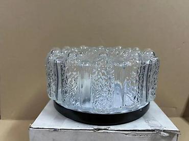 Stilske lampe: Stropna/zidna plafonjera sa staklenim difuzorom - Klasičan okrugli — 2