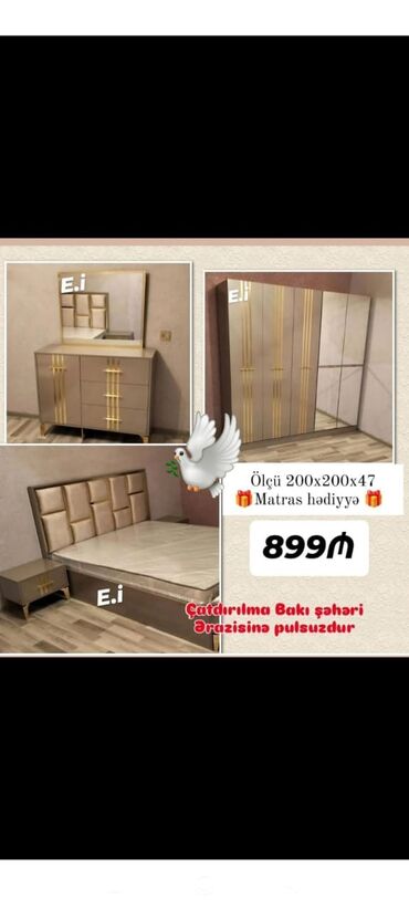 туалетный столик белый: İkinəfərlik çarpayı, Dolab, Termo, 2 tumba, Yeni lalafo.az -da туалетный столик белый: İkinəfərlik çarpayı, Dolab, Termo, 2 tumba, Yeni