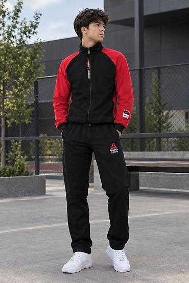 nike tech fleese: Мужской спортивный костюм Reebok CrossFit - Комплект: олимпийка на — 1