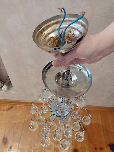taxt ortukleri: Çılçıraq, 1 lampa, Metal — 8